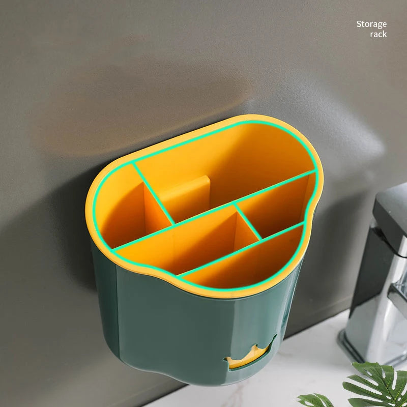 Multifunctional Crown Spoon Holder, Wall Mounted Chopsticks Cage Rack, Kitchen Bathroom Hanging Shelf, Multipurpose Wall Desktop Draining Rack, Wall Desktop Draining Rack Multifunctional Crown Spoon Holder, Wall Mounted Chopsticks Cage Rack, Kitchen Bathroom Hanging Shelf, Multipurpose Wall Desktop Draining Rack, Wall Desktop Draining Rack